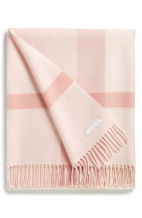 pink burberry baby blanket|Burberry merino wool blanket.